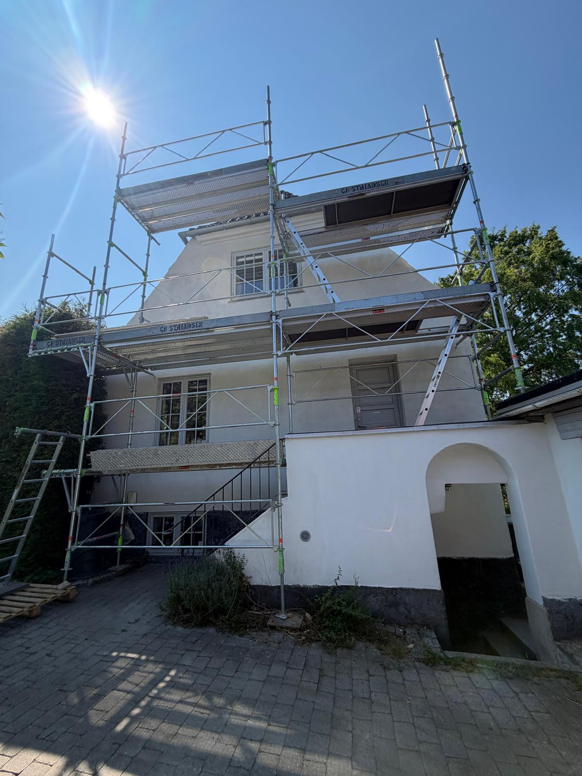 Fasadrenovering av villa i Malmö